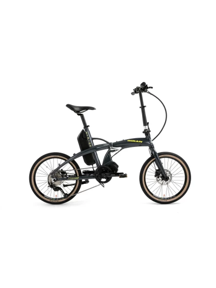 Bisan E-Folding Strike HD Fren Alivio 9 Vites 20 Jant Elektrikli Katlanır Bisiklet
