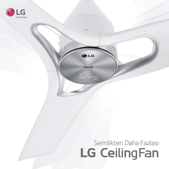 LG Wi-Fi Dual Wing Uzaktan Kumandalı Sessiz Tavan Vantilatörü