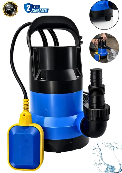 Moonshop 750 Watt Metal Bıçak Bakır Sargı Kirli Su Dalgıç Pompası Yüksek Permormance 2.299 TL **Sepete Özel**
