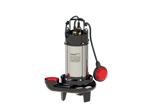 Sumak SBRM 18/2-P 1.8 HP 220V Panolu Parçalayıcı Bıçaklı Foseptik Dalgıç Pompa