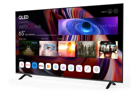 Sunny SN65QMN252 4K Ultra HD 65'' 165 Ekran Uydu Alıcılı webOS Smart QLED TV 31.359 TL **Sepete Özel**