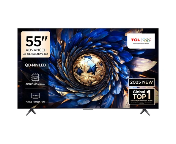 TCL 55Q6CGTV 4K QD-MINI LED 55" 144HZ GOOGLE TV