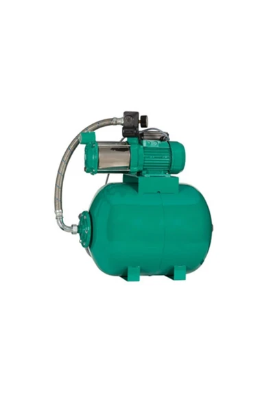 Wilo Initial Aqua Msh 50-305 M 220v 8 Kat 13 Daire 50 Lt Tanklı Yatay Milli Kademeli Hidrofor